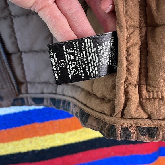 Blank NYC quilted leopard jacket - Picture 3 of 6